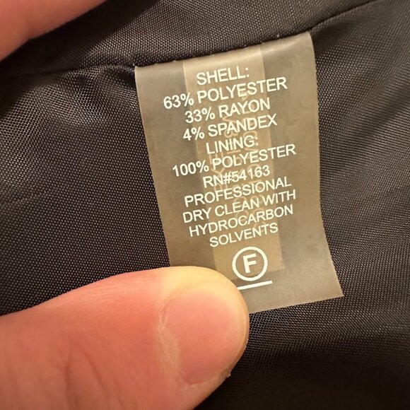 Calvin Klein Sleeveless Wrap Office Dress | Black & White Gold Accent | Size 12 - Picture 14 of 16